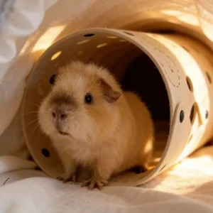 "PiggyHead" - Washable Felt Guinea Pig Tunnel (Compact)